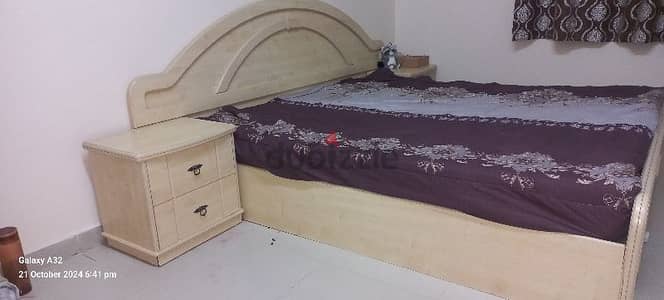 Bed with dresser sale