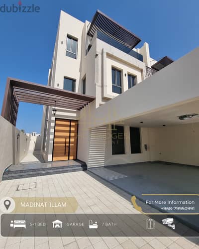 Luxurious Brand-New 5+1 BR villa available for rent in Madinat Al-Ila