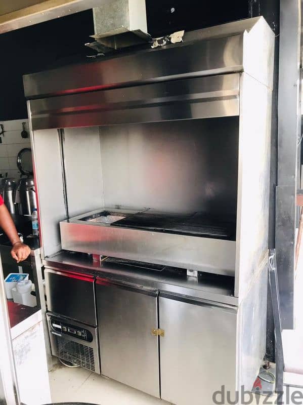 bbq machine with chiller for sale 0