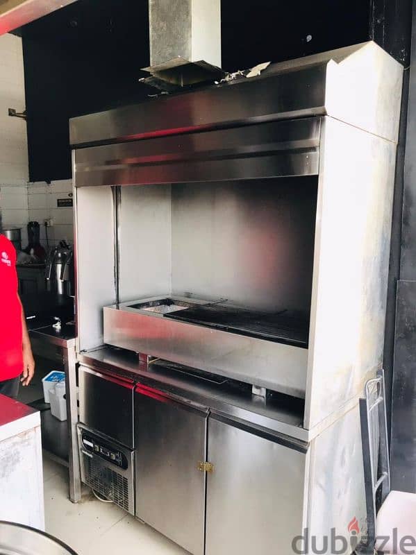 bbq machine with chiller for sale 1