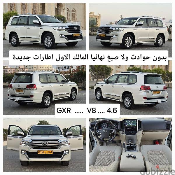 تويوتا لاندكروزر GXR V8 4.6 بدون حوادث ولاصبغ نهائيا المستخدم الاول 18