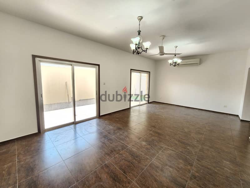 Spacious 3+1BHK Ground Floor Villa with Garden in Qurum 29 PPV255 9