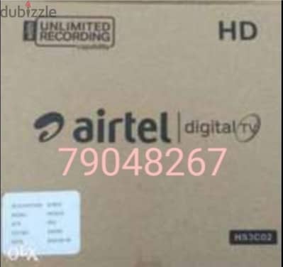 New Airtel Digital HD Receiver with Subscription malyalam Tamil Telugu