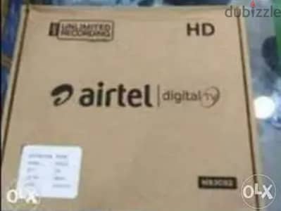 New model Airtel HD setup box 6 months free