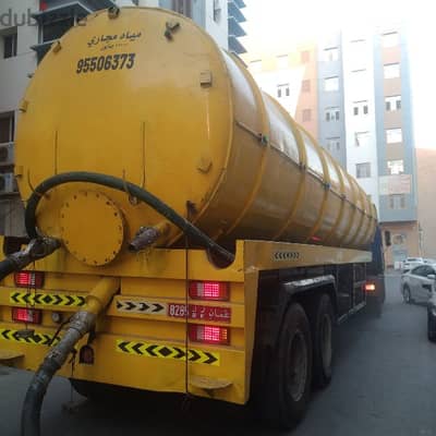 شفط مياه مجاري تنظيف بلوا المعبيلة الخؤض الحيل sewerage water tanker