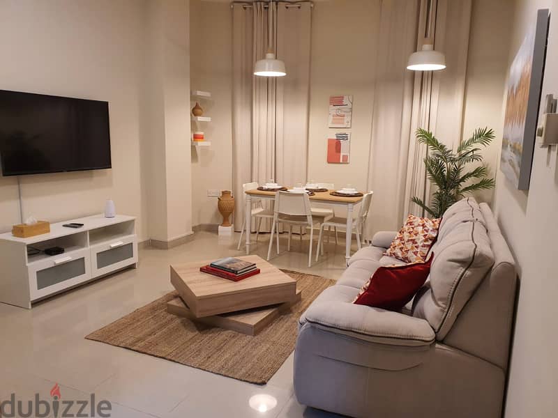 Furnsihed two bedroom apartment with sittingroom شقة غرفتين وصاله 8