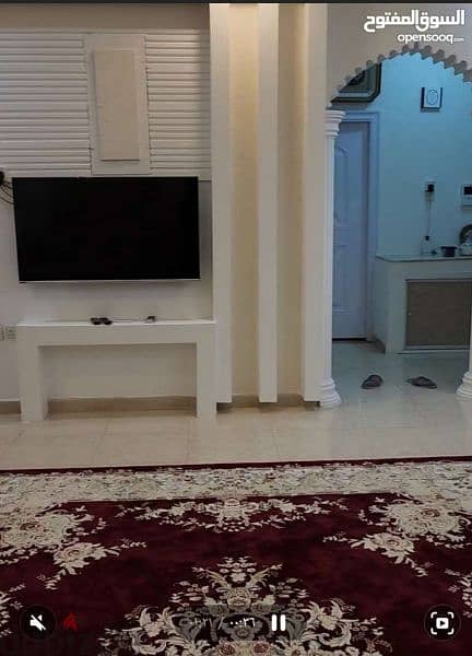 Furnsihed two bedroom apartment with sittingroom شقة غرفتين وصاله 3