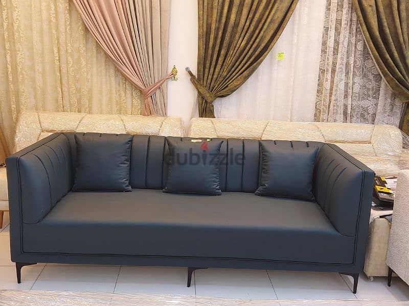 Special Offer – New Leather 3-Seater Sofa for Only 75 Rial! 4