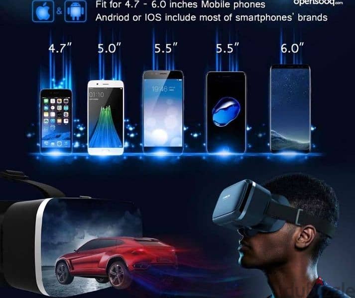 نظارات الواقع الافتراضي _ vr shinecon + free delivery 3