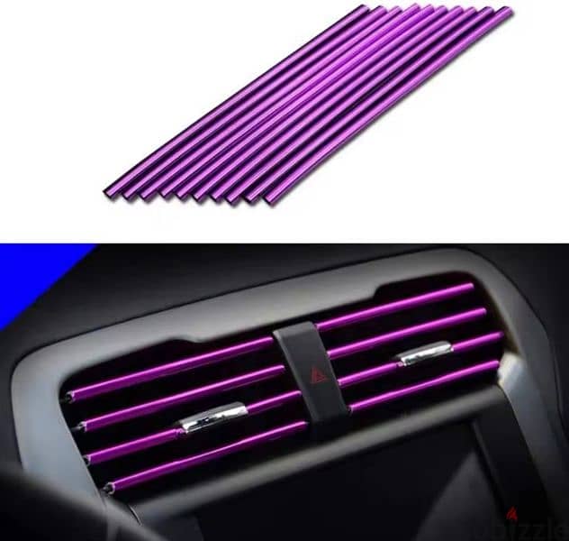 10 قطع لتزين مكيف السياره- 10pics of decorate for car ac 8