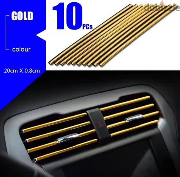 10 قطع لتزين مكيف السياره- 10pics of decorate for car ac 9