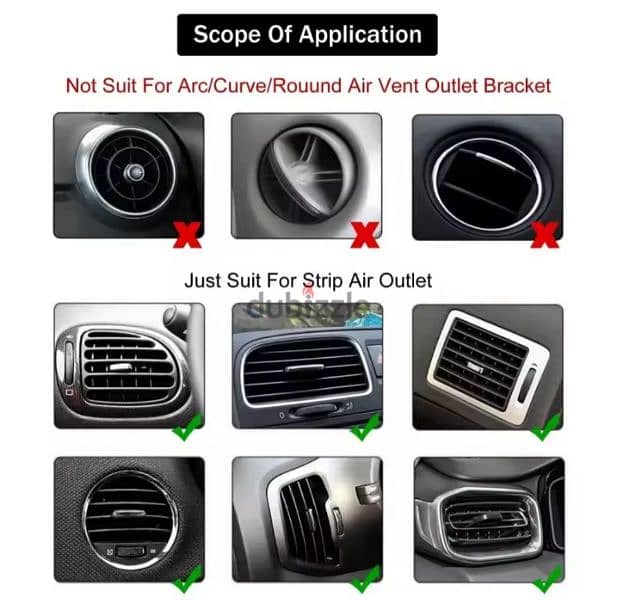 10 قطع لتزين مكيف السياره- 10pics of decorate for car ac 10