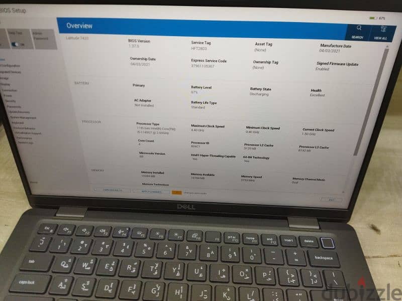 dell latitude 7420 14.1 led touch screen i5 11th jan 1