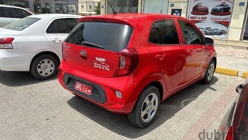 Kia Picanto 2020 Model for rent in Very good Condition بيكانتو للايجا 2