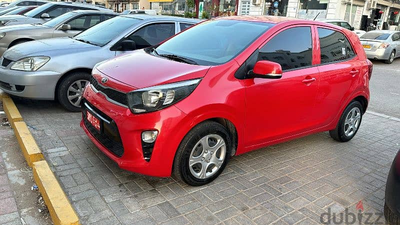 Kia Picanto 2020 Model for rent in Very good Condition بيكانتو للايجا 4