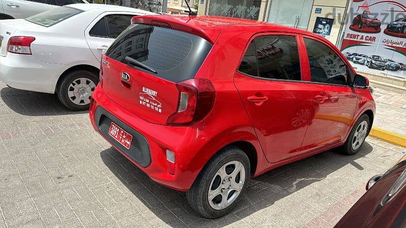 Kia Picanto 2020 Model for rent in Very good Condition بيكانتو للايجا 5