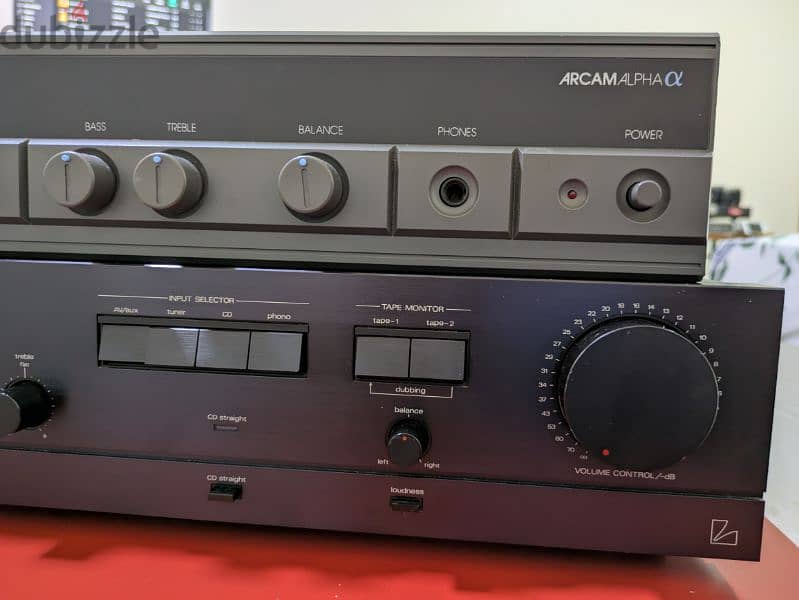 Luxman and Arcam integrated amplifier 2