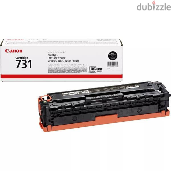 Canon 731 Black Toner Cartridge 0