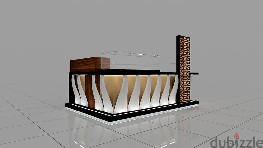 Luxury wooden kiosk for sale 2