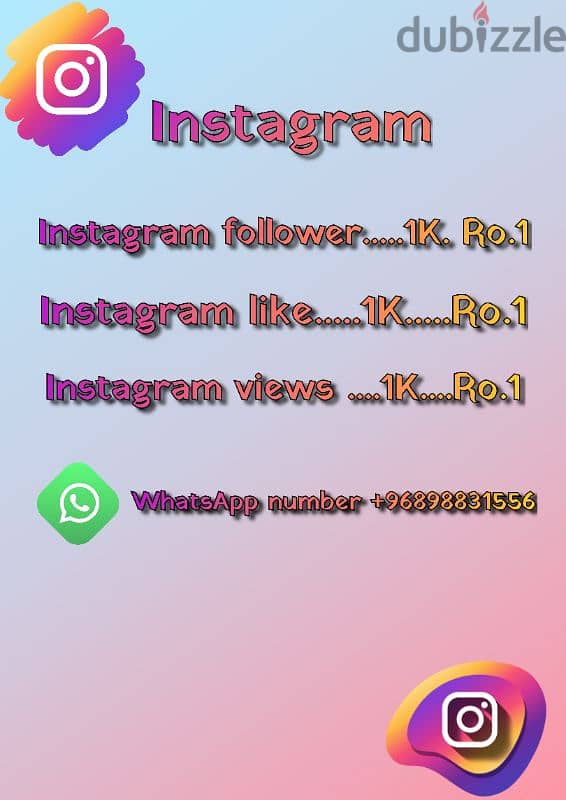 Instagram YouTube Tik Tok Facebook 0