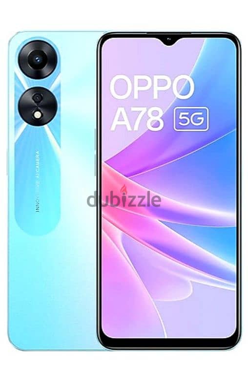 oppo A78 5G 8GB Ram/128 Rom very Good Condition 0