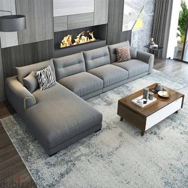 new model l shape sofa with bad 2