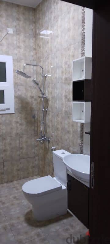 big room attached bathroom, clean, new for rent, 110 omr 8