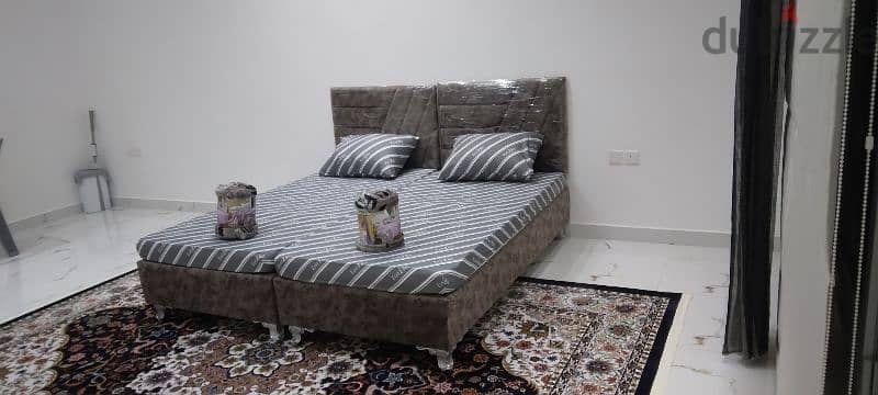 big room attached bathroom, clean, new for rent, 110 omr 11