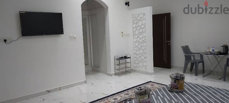 big room attached bathroom, clean, new for rent, 110 omr 12