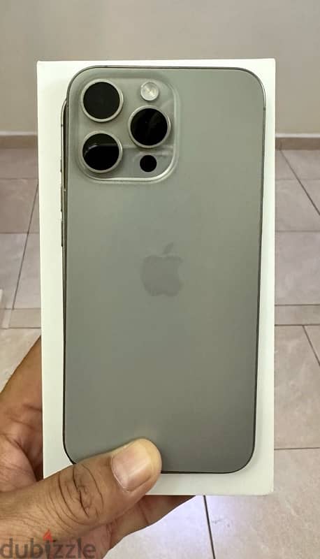 iPhone 15 Pro max 256 GB natural titanium for sale 1