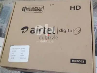 New Airtel Digital HD Receiver with 6months malyalam tamil