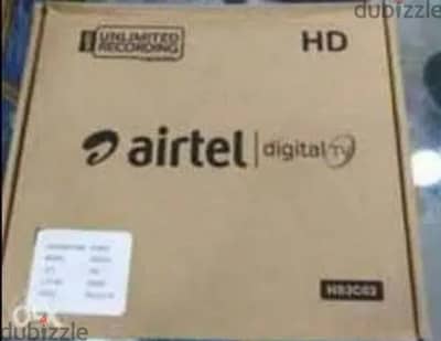 Full HDD Airtel receiver with 6months malyalam tamil telgu kannada