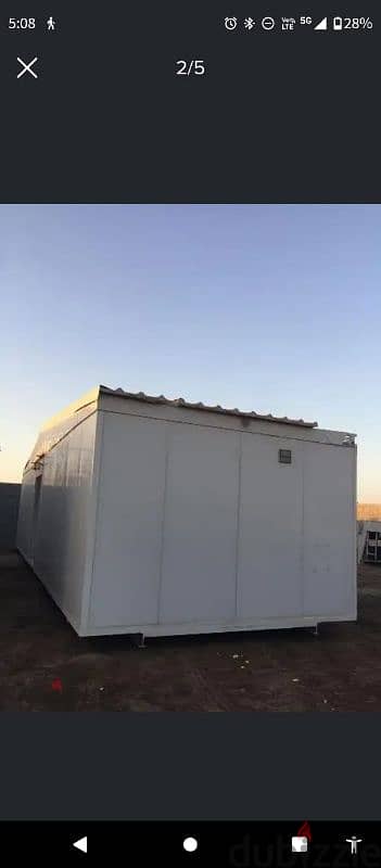 steel sandwich panel cabin, prefabricated porta cabins ,used container 7