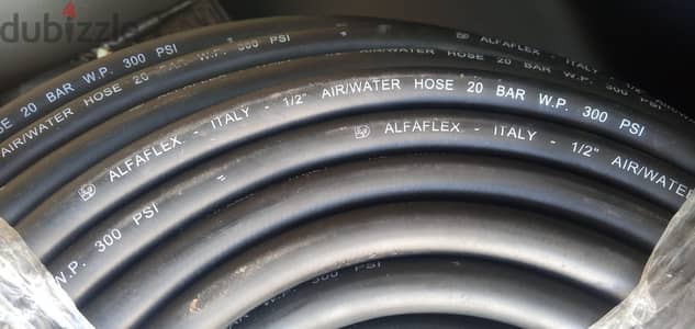 Alfaflex Italy Air/Water Hose Black 1/2''