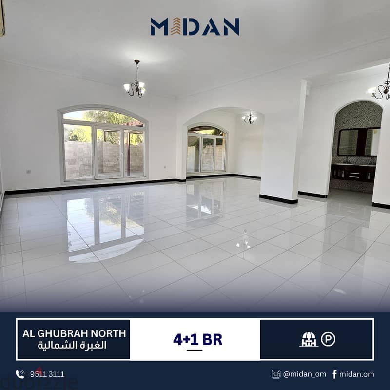 AL GHUBRAH NORTH | EXCELLENT 4+1 BR VILLA 0