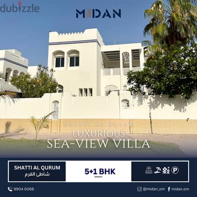 SHATTI AL QURUM | SEA VIEW 5+1 BR VILLA