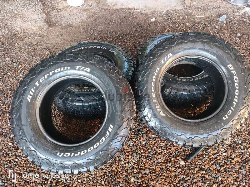 اطارات بي اف مستخدمة 285/70R18 1