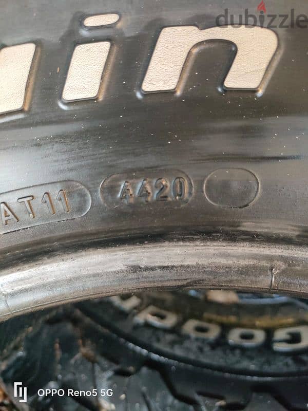 اطارات بي اف مستخدمة 285/70R18 2