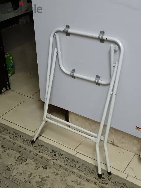 foldable table with 2 chair 0