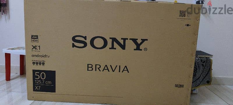 Sony Bravia television Android tv 4K HDR 50 INCH X7 1