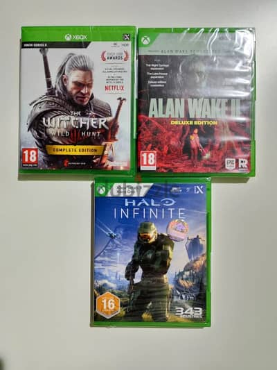 The Witcher 3 + Alan Wake 2 + Halo Infinite