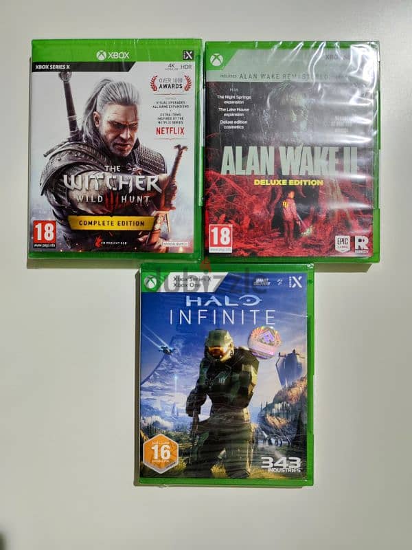 The Witcher 3 + Alan Wake 2 + Halo Infinite 0