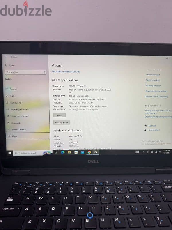 dell core i5 8/256 ssd 6th gen 0