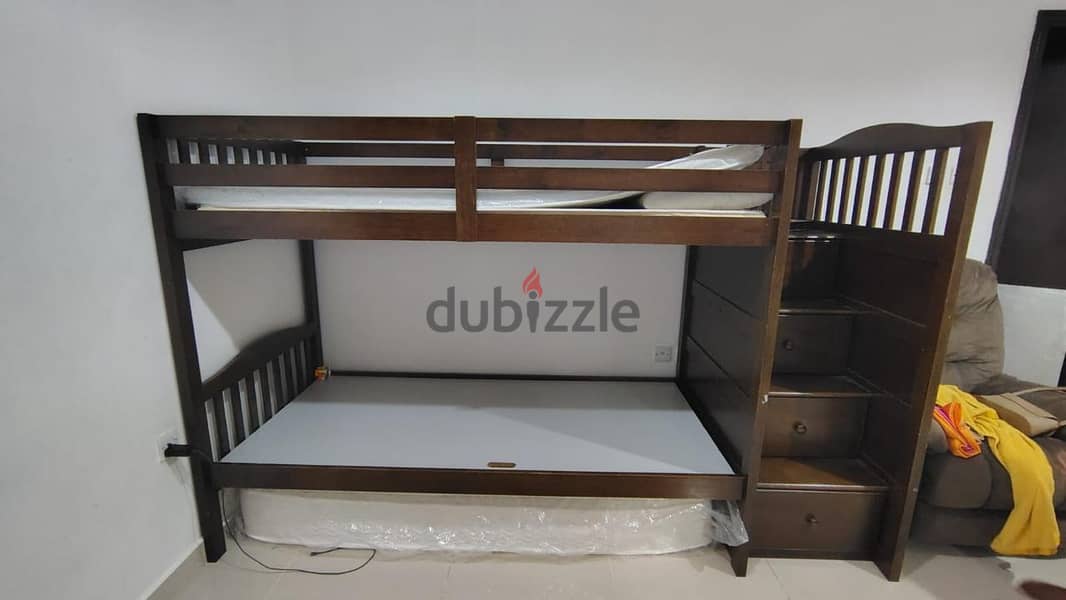 Bunker Bed with Four Drawers for a sale 0