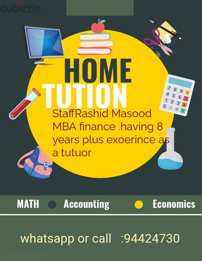 HOME AND ONLINE TUTOR AVAIABLE 8