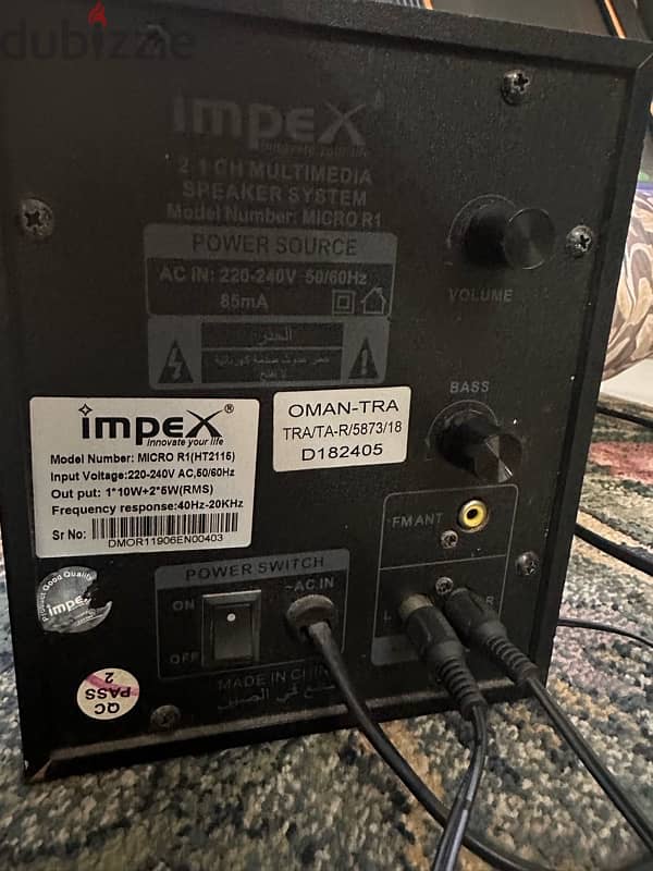 IMPEX speaker for sale 3