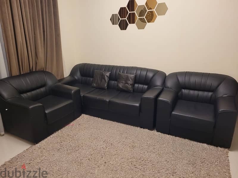 3 seater and 2 one seater sofa 1