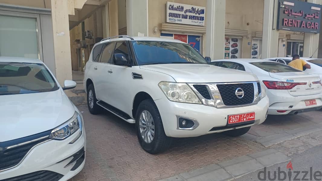 2019 Nissan Patrol for Daily and weekly rental at competitive rates 0