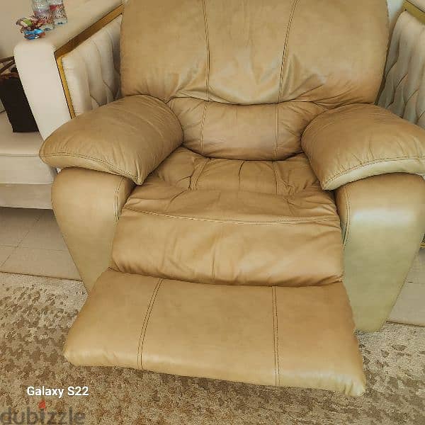 كرسي  - Leather Recliner 0