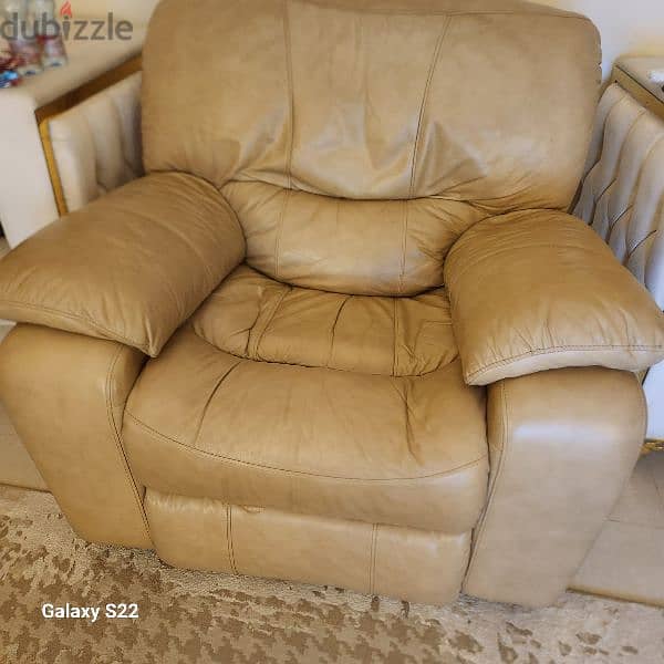 كرسي  - Leather Recliner 1